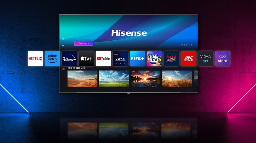 Televize Hisense 100E7NQ PRO, Operační systém VIDAA U