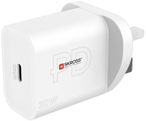 Cestovní adaptér SKROSS nabíjecí USB-C, 30 W PD, UK