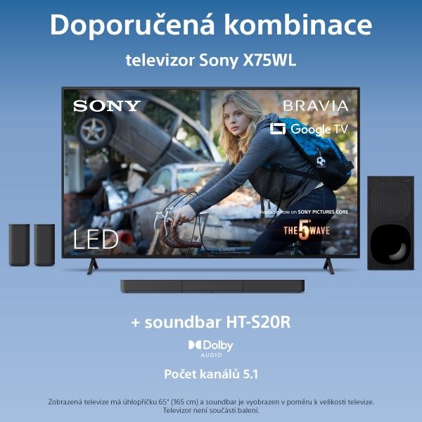 Soundbar Sony HT-S20R, zadní repro