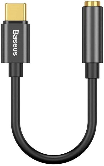 Redukce Baseus USB-C/3,5mm Jack - černá