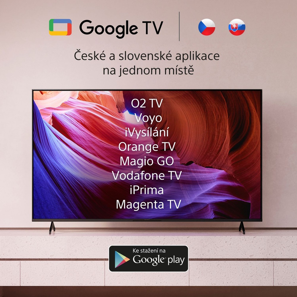 Google TV televize Sony, SONXR55A80L