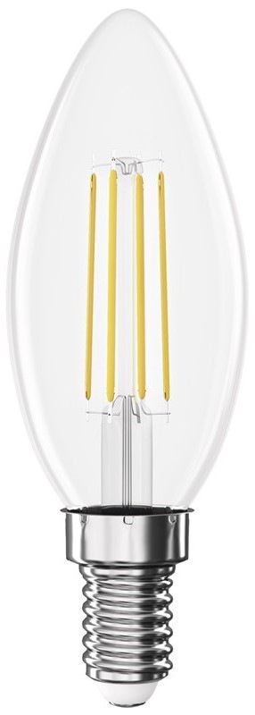 Žárovka LED EMOS Filament svíčka, 1,8 W, E14, neutrální bílá