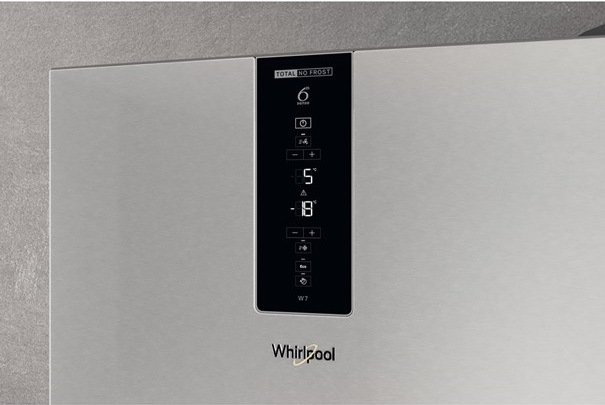 Chladnička kombinovaná Whirlpool W7X 94T SX, NoFrost, dotykový displej