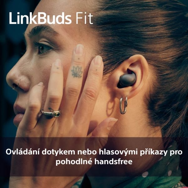 Sluchátka Sony LinkBuds Fit - černá