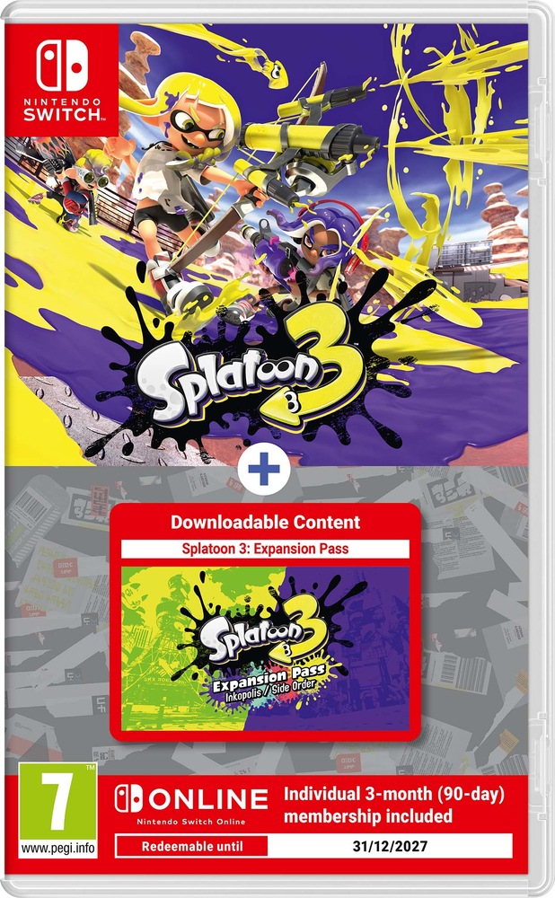 Splatoon 3 + Season Pass + 3měsíční členství Nintendo Switch Online