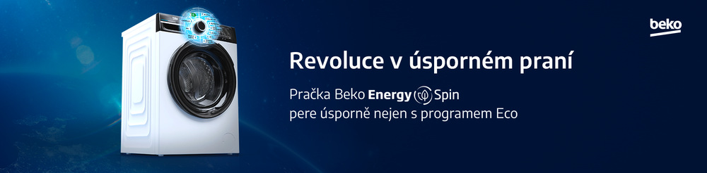 Pračka Beko BM3WFSU39413W, bílá, volně stojící, předem plněná, energyspin