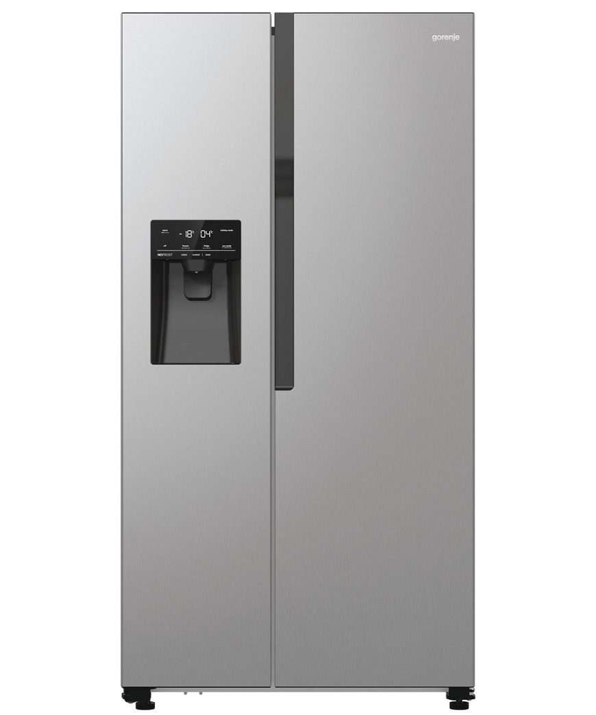 Americká chladnička Gorenje NRR9185ESXL, nerezová