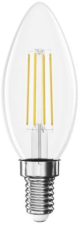 Žárovka LED EMOS Filament svíčka, 1,8 W, E14, teplá bílá