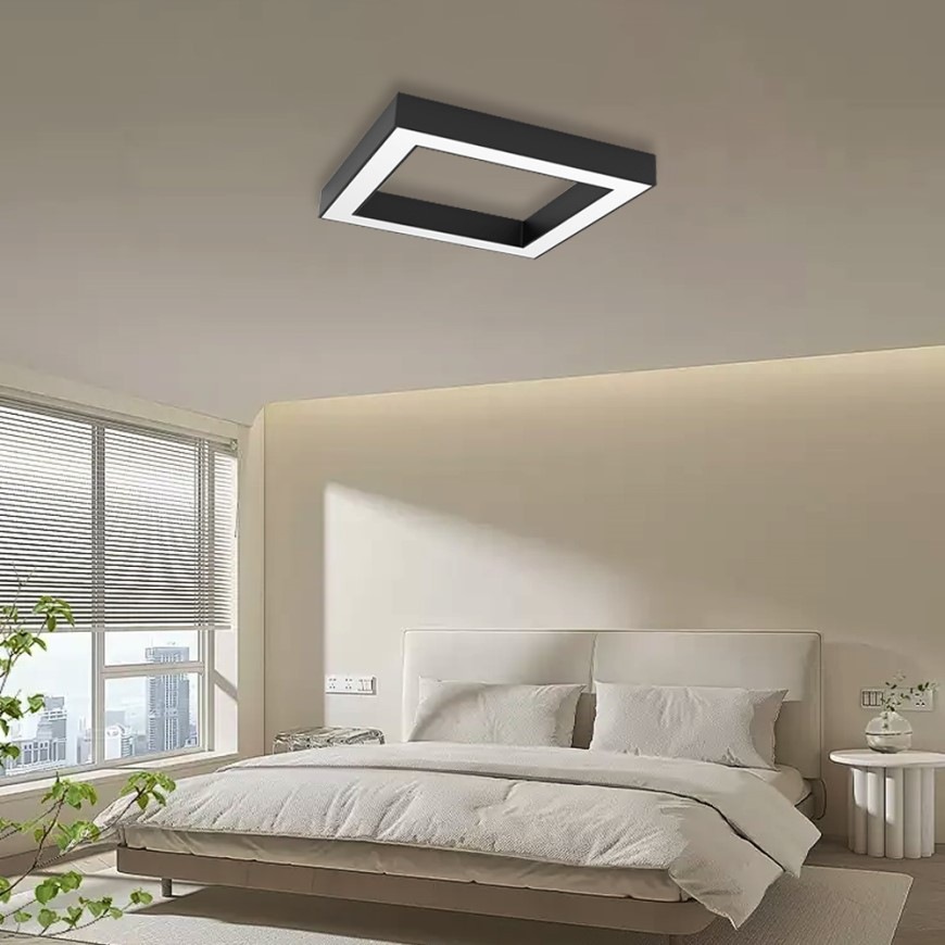 Stropní svítidlo IMMAX NEO CANTO SLIM SMART, 80 cm, 60W, Zigbee 3.0, Tuya - černé