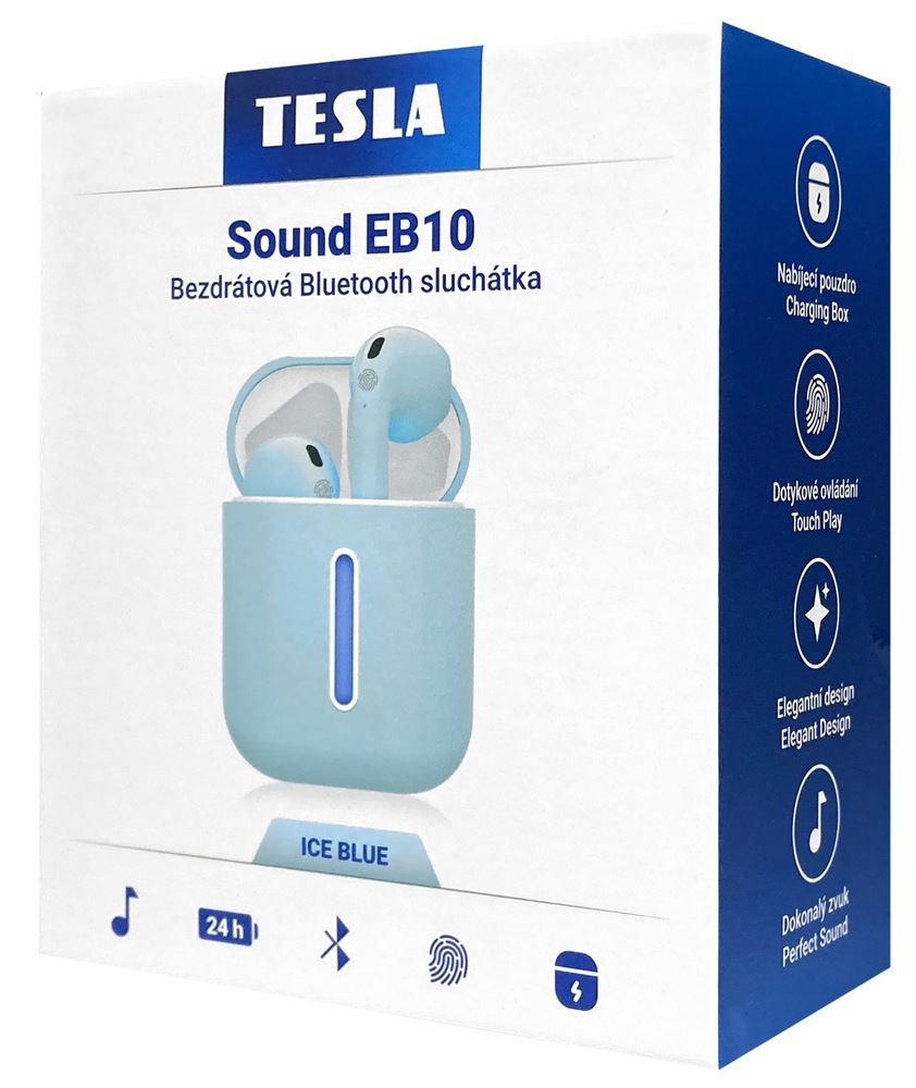Sluchátka Tesla SOUND EB10 modrá