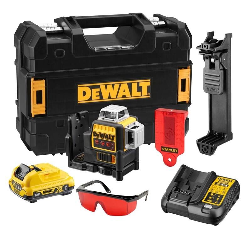 Křížový laser Dewalt DCE089D1R-QW (s baterií)