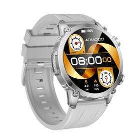 Chytré hodinky ARMODD Silentwatch 7 Pro GPS stříbrná barva
