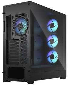 Case FRACTAL DESIGN RGB Tempered Glass Clear Tint černá barva
