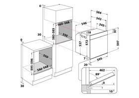 Trouba Whirlpool WOI4S8CM1SWA bílá barva
