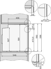 Trouba Miele H 2861-1 B Black 125 Edition černá barva
