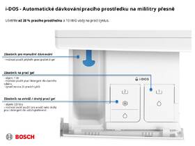 Pračka Bosch WGB254A0BY i-DOS bílá barva
