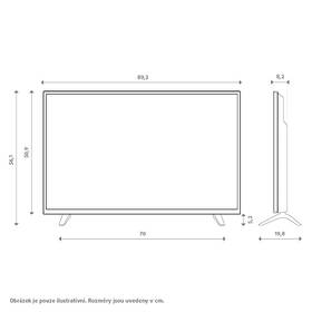 Televize KIVI 40F730QB 
