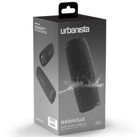 Přenosný reproduktor Urbanista Nashville černá barva
