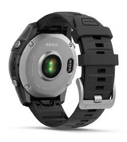 Chytré hodinky Garmin fenix E 47 mm - Stainless Steel / Graphite Silicone Band 
