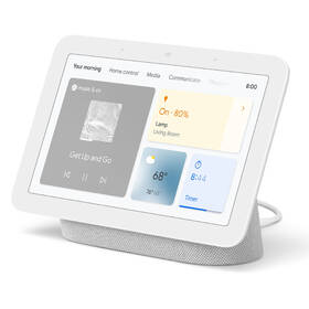 Hlasový asistent Google NEST Hub (2. gen) Chalk 
