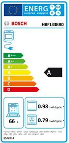 Trouba Bosch HBF133BR0 černá barva
