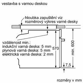 Trouba Bosch HBA574BB3 pyrolýza černá barva
