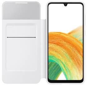 Pouzdro na mobil flipové Samsung S View Wallet Cover na Galaxy A33 5G bílá barva
