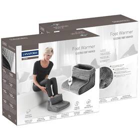 Vyhřívací bota Lanaform Foot Warmer šedá barva
