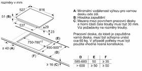 Indukční varná deska Bosch PXY875KV1E černá barva
