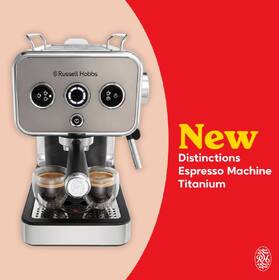 Espresso RUSSELL HOBBS 26452-56 Distinctions Titanium 
