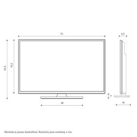 Televize KIVI 32F760QB 
