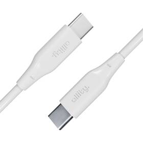 Kabel Allity AUC-02, 60W, USB-C/USB-C, 2m bílá barva
