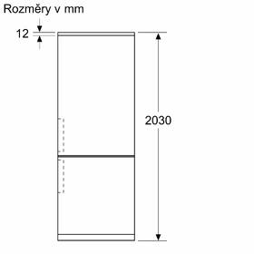 Chladnička s mrazničkou Bosch KGN39LBCF černá barva
