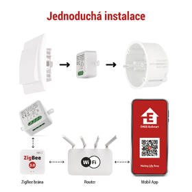 Modul EMOS GoSmart stmívací IP-2111DZ, ZigBee, 1-kanálový 
