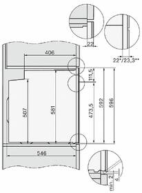 Trouba Miele H 7464 BP OBSW černá barva
