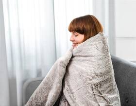 Vyhřívací deka Beurer HD 150 Nordic Cosy Taupe béžová barva
