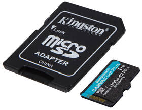 Paměťová karta Kingston MicroSDXC 1TB UHS-I U3 (170R/90W) + adaptér 
