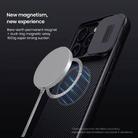 Kryt na mobil Nillkin CamShield PRO Magnetic pro Apple iPhone 16 Pro černá barva
