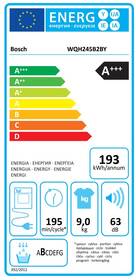 Sušička prádla Bosch WQH245B2BY Self Cleaning Condenser bílá barva
