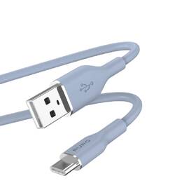 Kabel Puro Soft USB-C/USB-A 60 W, 1,5 m modrá barva
