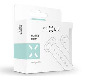 Řemínek FIXED Silicone Strap na Xiaomi Band 7/ Mi Band 6/ Mi Band 5 červená barva
