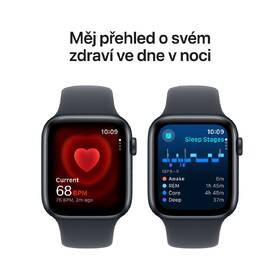 Chytré hodinky Apple GPS 40mm pouzdro z temně inkoustového hliníku - temně inkoustový sportovní řemínek - S/M 
