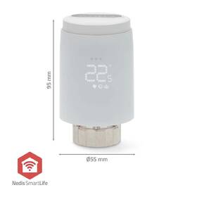 Bezdrátová termohlavice Nedis SmartLife, Zigbee 3.0 
