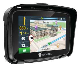 Navigační systém GPS NAVITEL G590 MOTO černá barva
