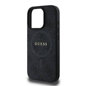 Kryt na mobil Guess 4G Colored Ring na Apple iPhone 16 Pro, MagSafe černá barva
