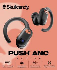 Sluchátka Skullcandy PUSH ANC ACTIVE, TWS černá barva
