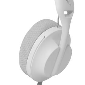 Headset White Shark PARROT pro PC, PS4/PS5, Xbox, Mac bílá barva
