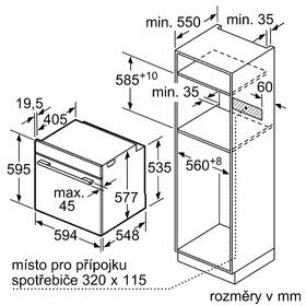 Trouba Bosch HBG7741B1 černá barva
