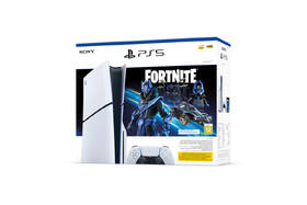 Herní konzole Sony PlayStation 5 (typ modelu - slim) Fortnite Bundle bílá barva
