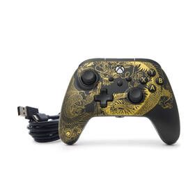 Gamepad PowerA Advantage Wired Controller pro Xbox Series X|S – Dragon & Phoenix černá barva
